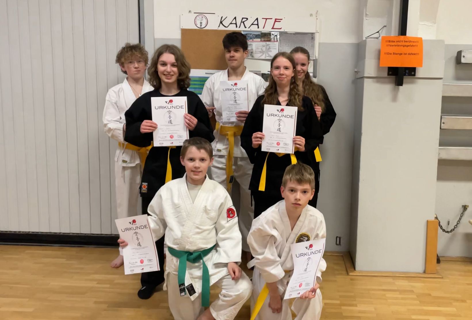 Karate - Kyu-Prüfungen im Karate Dojo Sarstedt