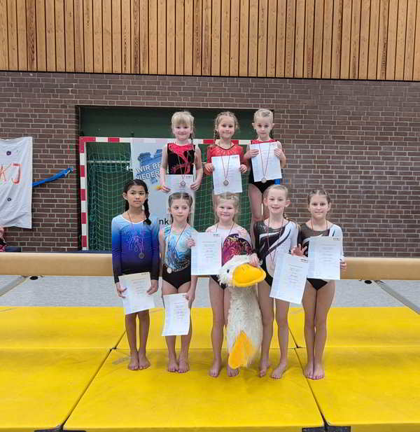 Turnen - Ergebnisticker der Kreis-Einzel-Meisterschaften 2026